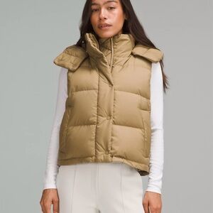 Lululemon Athletica Tan Puffer Vest